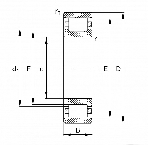 Цилиндрический роликоподшипник